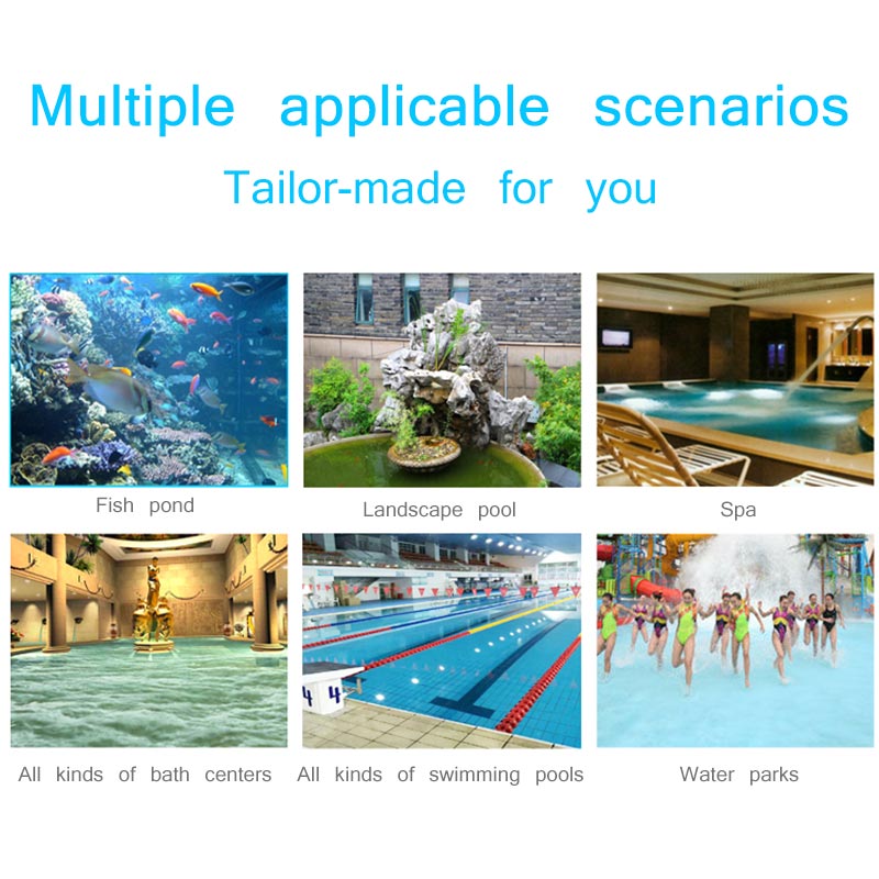 Swimming Pool Suction Vacuum Head Brush Cleaner Hard Curved Cleaning Tools Wall & Floor Brush Bristles Vacuum Brush Cleaner