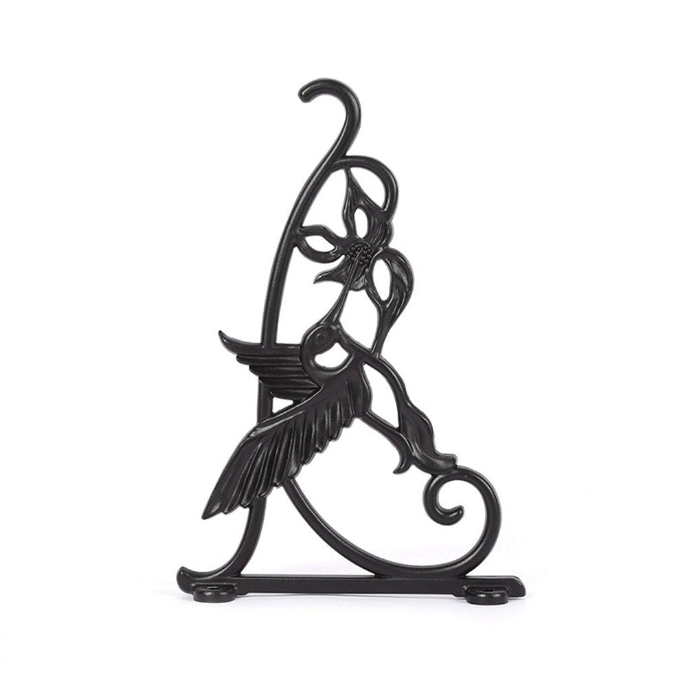 Wall Hanging Flowerpot Bracket Iron Flower Stand Balcony Home Decoration Iron Plants Pots Hooks European Style For Garden