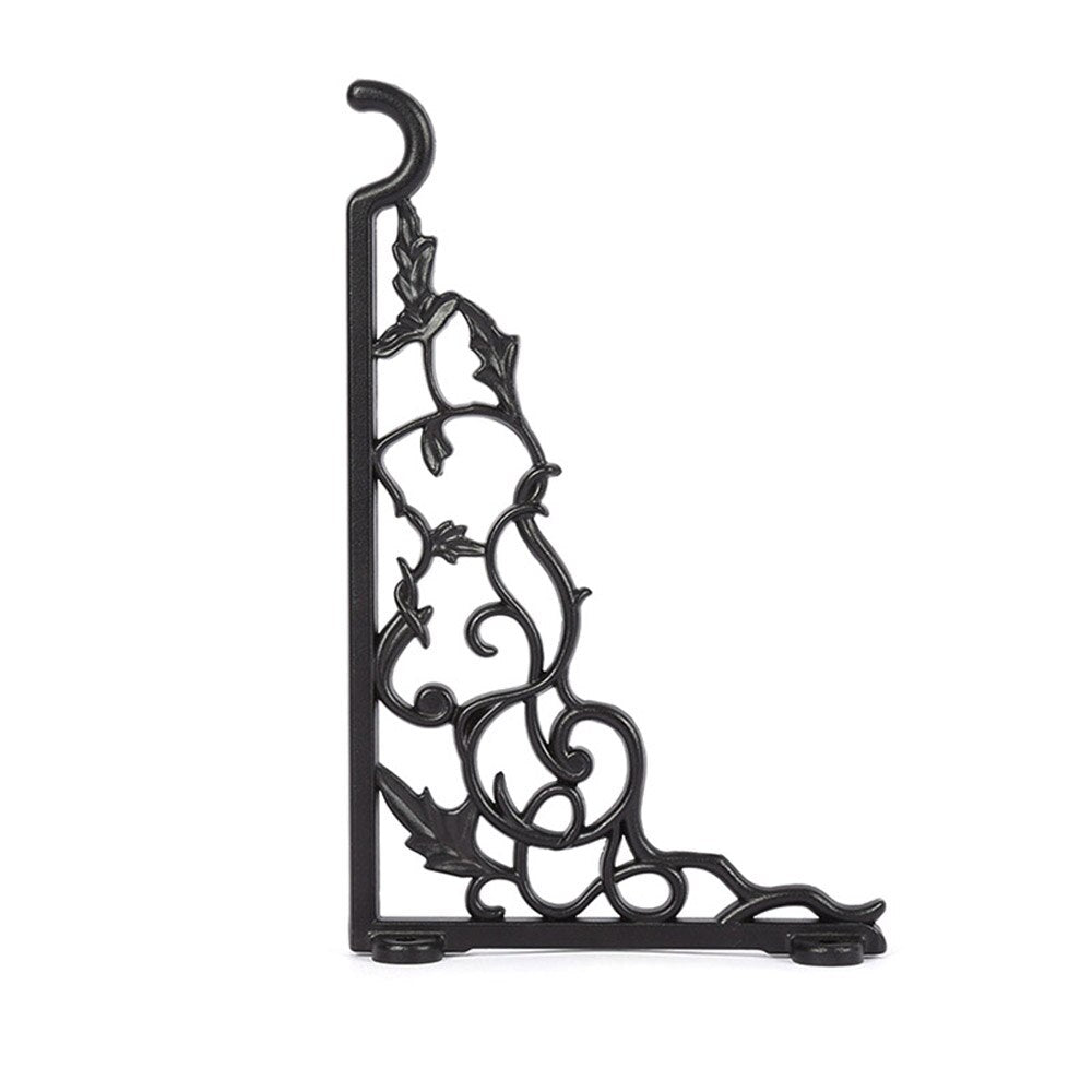 Wall Hanging Flowerpot Bracket Iron Flower Stand Balcony Home Decoration Iron Plants Pots Hooks European Style For Garden