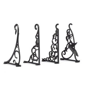 Wall Hanging Flowerpot Bracket Iron Flower Stand Balcony Home Decoration Iron Plants Pots Hooks European Style For Garden