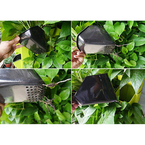 Wall-mounted Flower Pot automatic water-absorbing flower pot plastic home Wall-mounted Potted plant bonsai mini garden