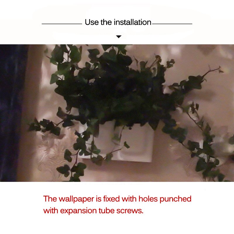 Wall-mounted Flower Pot automatic water-absorbing flower pot plastic home Wall-mounted Potted plant bonsai mini garden