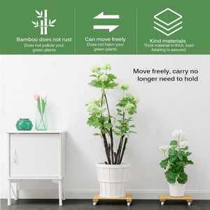 Wooden Vase Flower Pot Slip Bracket Living Room Corridor Garden Potted Bracket Placed Storage Rack moveable pot bracket